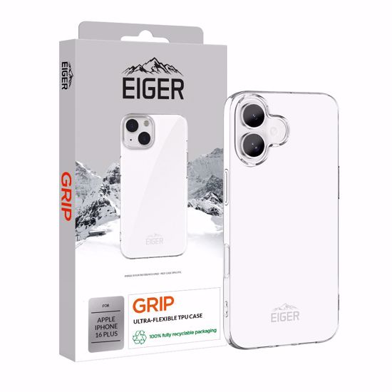 Picture of Eiger Eiger Grip Case for Apple iPhone 16 Plus in Clear