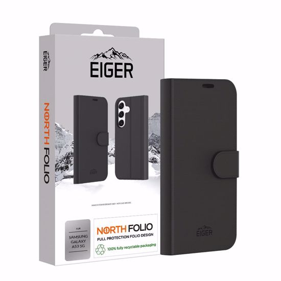 Picture of Eiger Eiger North Folio Case for Samsung Galaxy A53 5G in Black